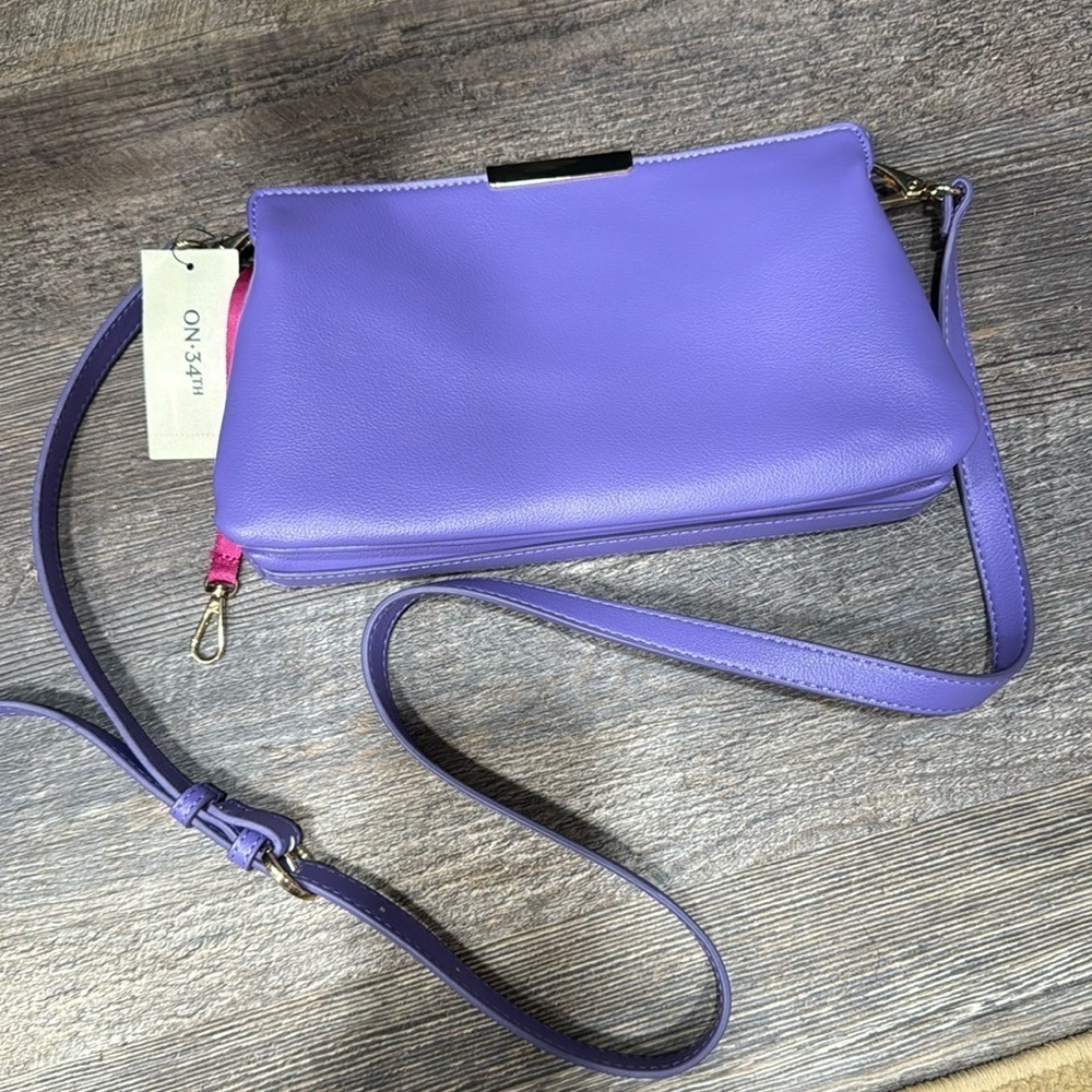 On 34th purple bag